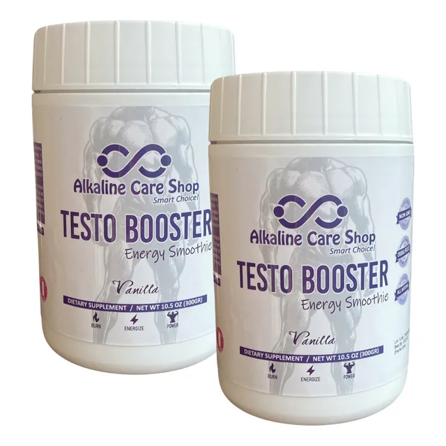 Testo Booster Energy Smoothie 10.5oz - 300gr Pack2 Vainilla
