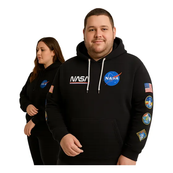Tallas Plus  Grandes Busos Buzos Saco Estampado Nasa Sellos