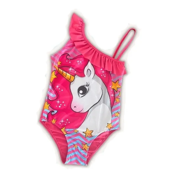 Malla Frozen Princesa Elsa Traje Baño Nen Lycra Filtro Solar