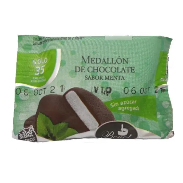 Medallón Benot De Menta X Unidad 14 Gr