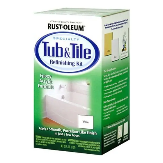 Rust Oleum Acabado Epoxico Para Tiñas De Baño Y Azulejos