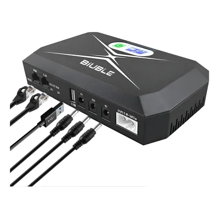 No Break Mini Ups Para Módem 590 Min De Respaldo 15600mah