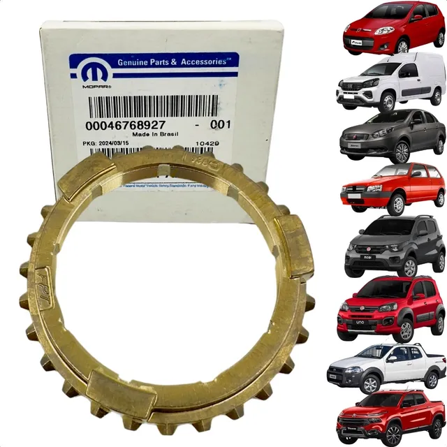 Anel Sincronizador Externo Câmbio 5ª Marcha Fiat 46768927