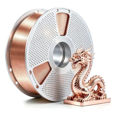 Filamento 3d Yameite Pla+silk Colorido 1kg Multicolor Cobre