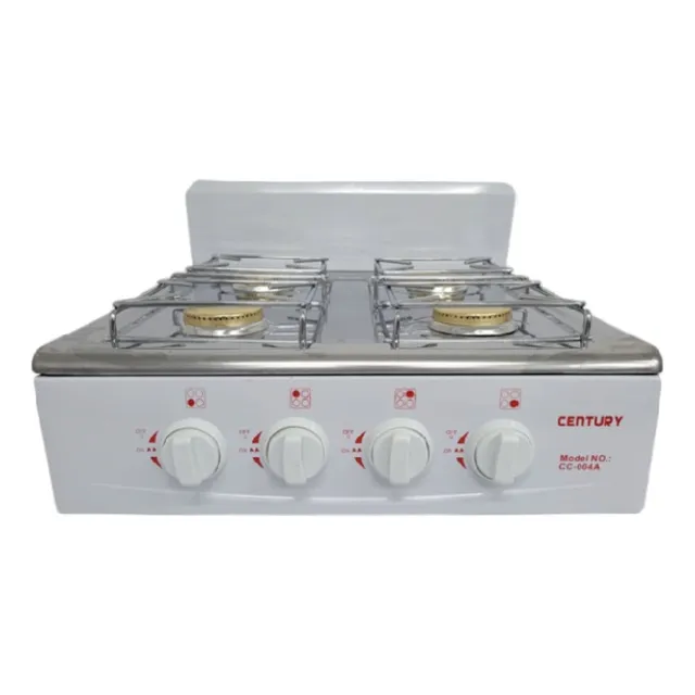 Cocina 4 Hornillas Acero Century A Gas
