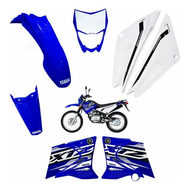 Kit Plástico Xtz 125 Tapas Guardabarros Carenaje 7p 