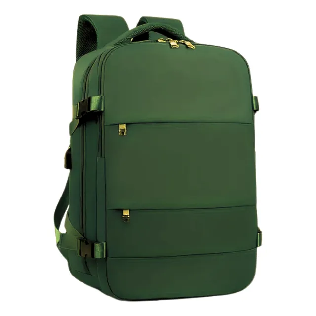 Mochila Multifuncional De Viaje Usb Varios Colores 25lts