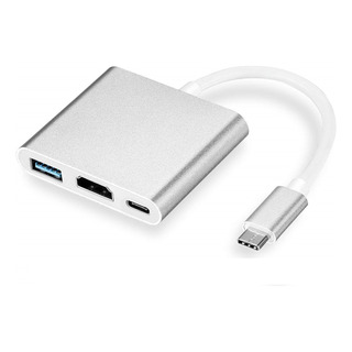 Adaptador Vídeo Tipo-c Para Hdmi Usb 3.0 4k Macbook Android Adaptador Vídeo Tipo-c Para Hdmi Usb 3.0 4k Macbook Android