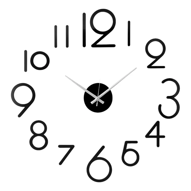 Reloj De Pared 3d Grande Diseño Moderno Decorativo
