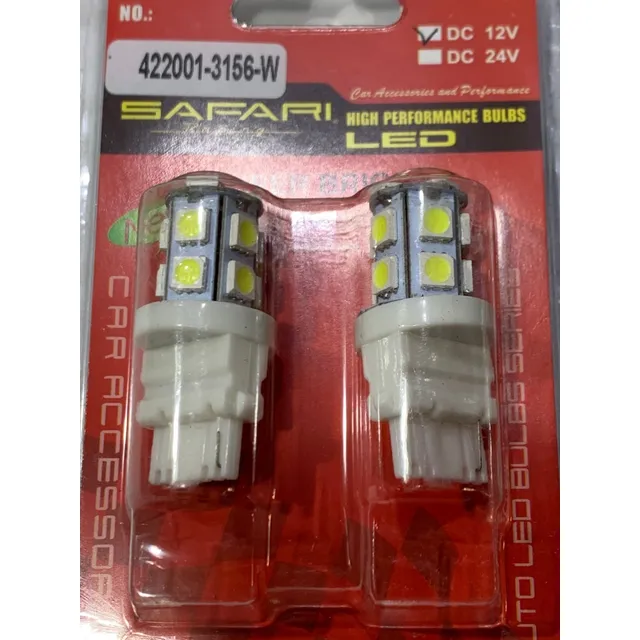 Lampara - 3156 12v 13 Leds Super Potente 1 Polos.x2 R2