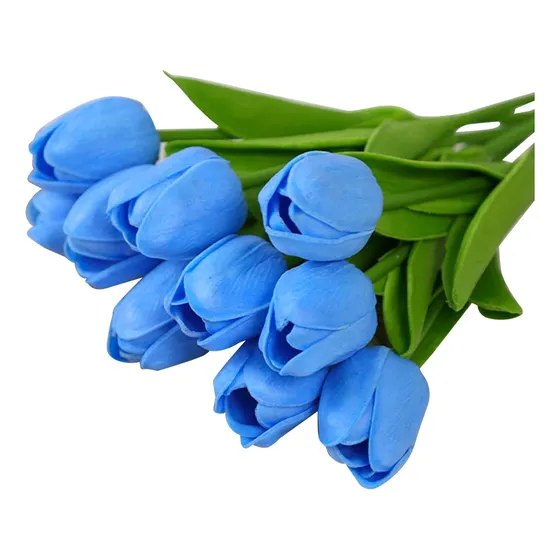 Ramos De 20 Tulipanes Flores Artificiales Decoración Hogar