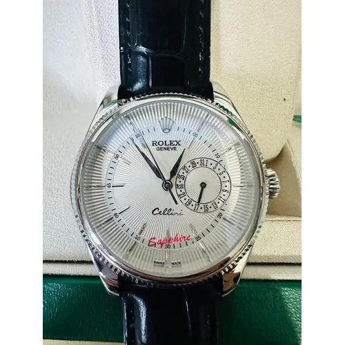 Elegante Reloj Rolex Geneve Cellini Fullset Para Hombre