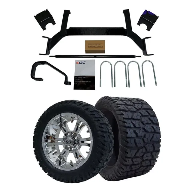 Kit Elevacion Eje Caida 6  Para Carrito Golf Gasolina Ezgo X