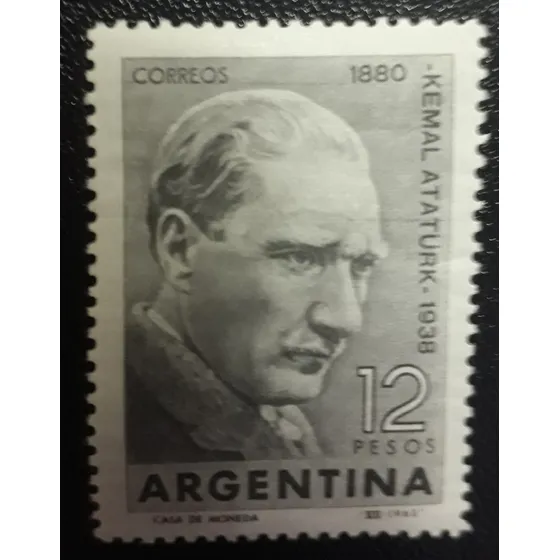 Filatelia Argentina - Kemal Ataturk 1963 Mint