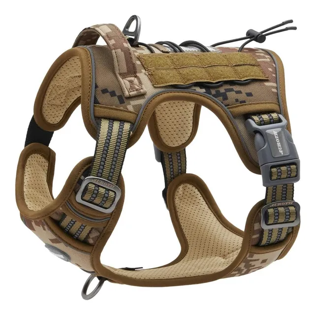 Arnes Tactico Perro Pechera Grande Chaleco K9 Personalizable