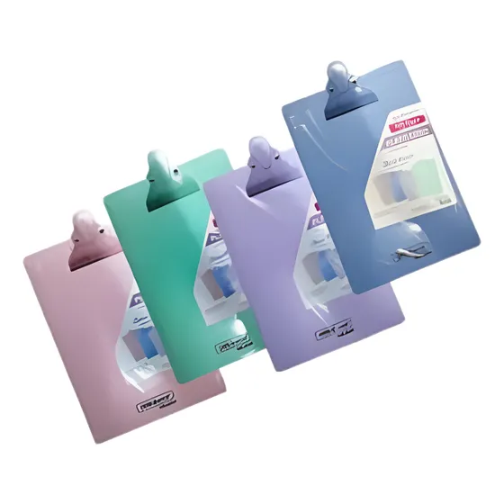 Carpeta Tabla Oficio Planillera Offiesco Gancho Pastel Oe385