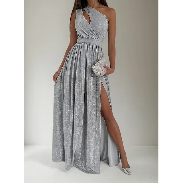 Elegantes Vestidos Largos Casuales Con Lentejuelas Para