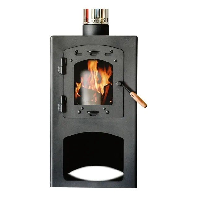 Calefactor A Leña Qutral 6 Kw - Cubre Hasta 60 M2