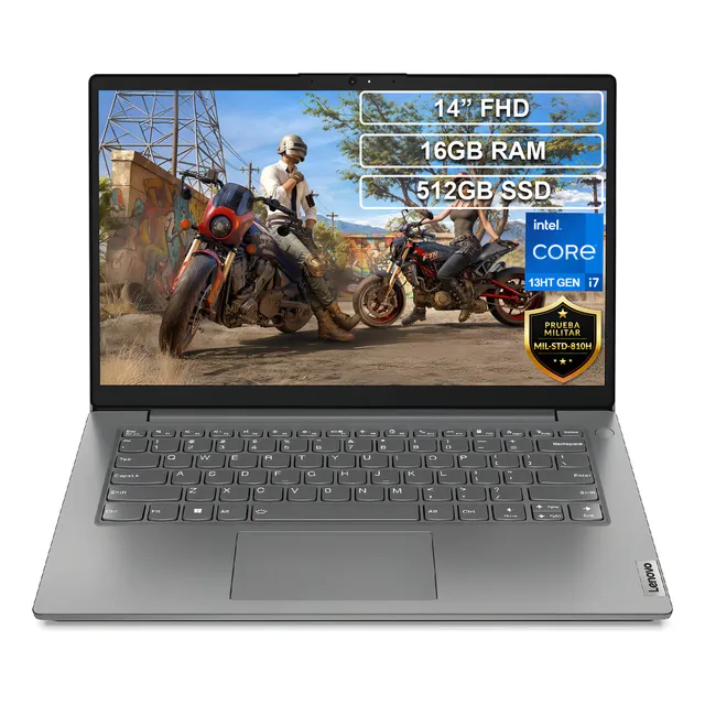 Portátil Lenovo V14 G4 Core I7 1355u 16gb 512gb Fhd 14 Color Gris