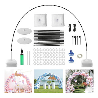 Kit De Arco De Globos Ajustable Con Base Rellenable De Agua, Kit De Arco De Globos Ajustable Con Base Rellenable De Agua,