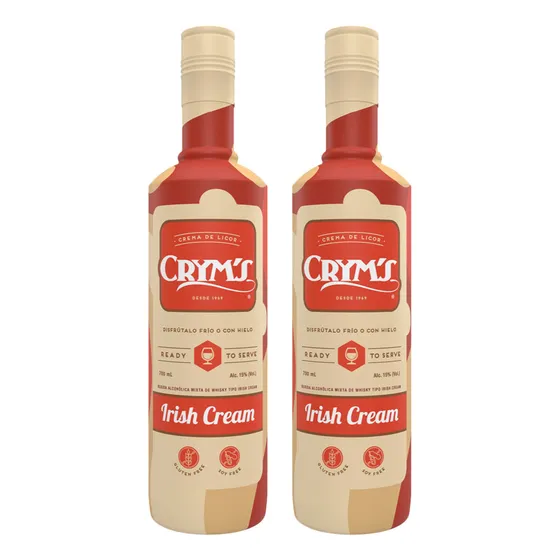 Crym S Irish Cream 700ml X 2 Unidades