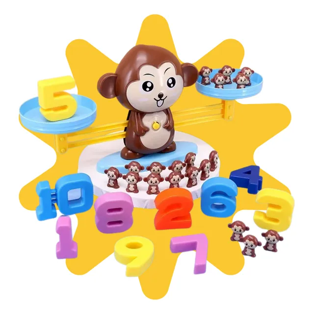 Balança Matemática Jogo Do Macaco Presente