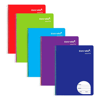 5 Cuadernos Estrell Profesional 100 Hojas Libreta De Espiral 5 Cuadernos Estrell Profesional 100 Hojas Libreta De Espiral