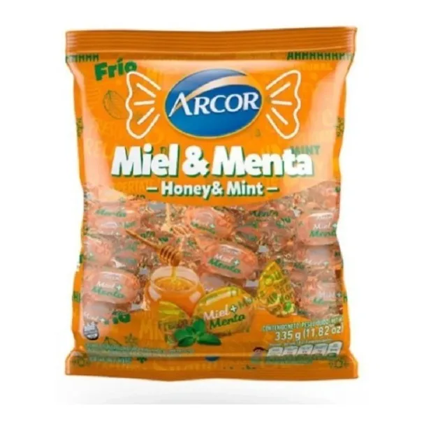 Caramelo Relleno De Miel Y Menta