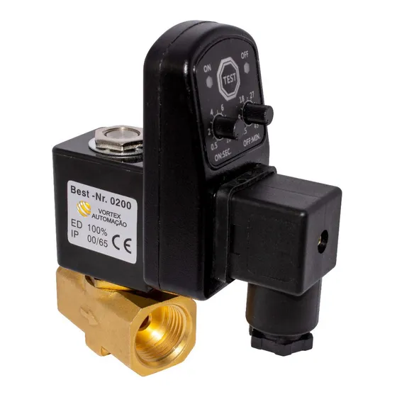 Purgador Eletrônico P/ Ar Comprimido Rosca 1/2 Bsp 220v