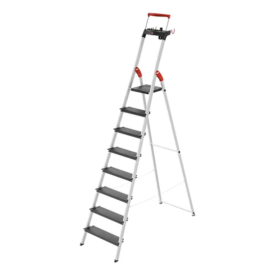 L100 Topline | Escalera Plegable De Aluminio | Ocho Pasos | 