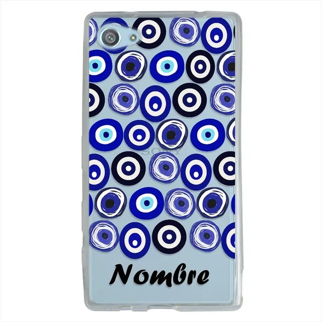 Funda Para Sony Xperia Ojos Turcos Personalizada Nombre