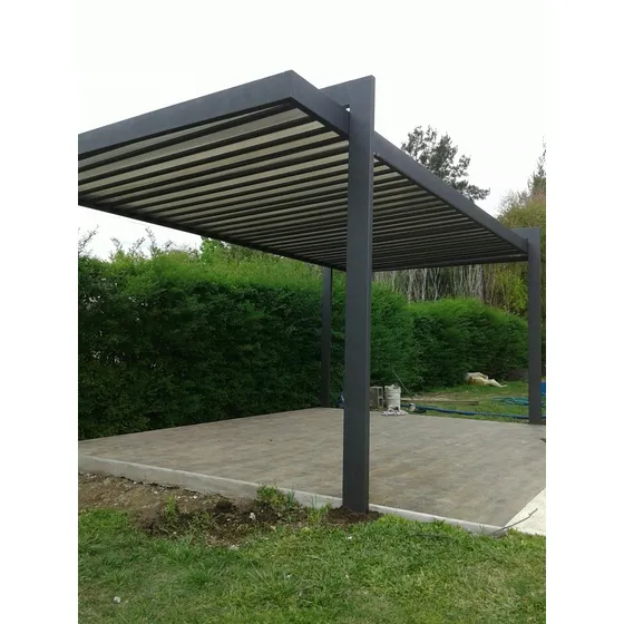 Techo Cochera Garage Pérgola Aleros Policarbonato Toldo 