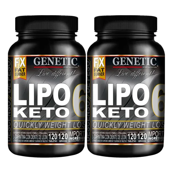 120días Quemagrasas Definitivo Lipo 6 Keto Vit A B D Genetic