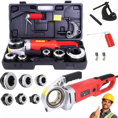 Rosqueadeira Portátil Elétrica Com 6 Roscas Bspt 1/2 A 2 Pol 2300w