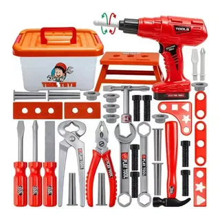 Kits De Herramientas De Juguete Para Niño De Reparación 42pc