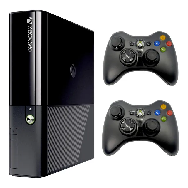 Xbox 360 Ultra Slim E Original + 5 Juegos + Disco Duro 250gb