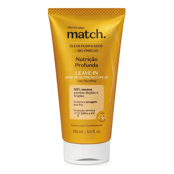 Protector Térmico O Boticário Match Nutrición Profunda 150ml