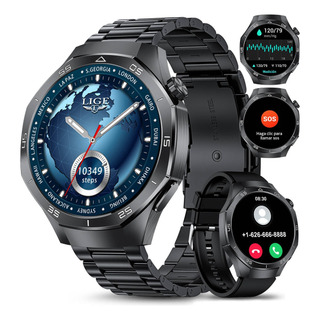 Reloj Inteligente Hombre 1.53'' Smartwatch Deportivo Impermeable Watches Llamada Bluetooth Oxígeno Sangre Relojes Presión Arterial Reloj Calculadora Reloj Inteligente Hombre 1.53'' Smartwatch Deportivo Impermeable Watches Llamada Bluetooth Oxígeno Sangre Relojes Presión Arterial Reloj Calculadora