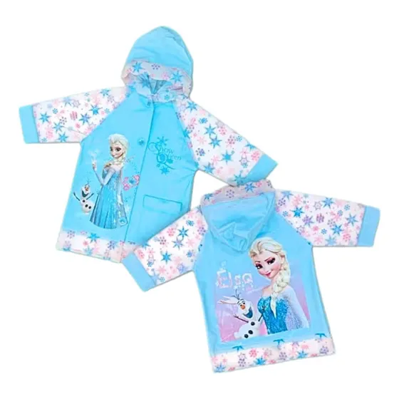 Impermeable Chaqueta Para Niña De Frozen 