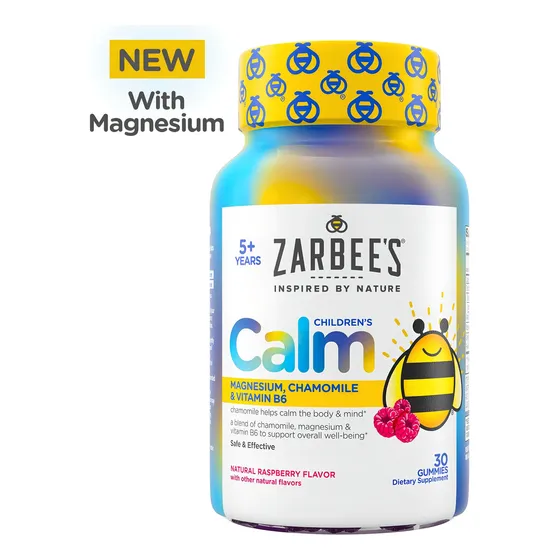 Zarbees Children´s Calm Magnesio, Manzanilla Y Vitamina B6 Sabor Frambuesa