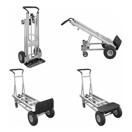 Carro De Carga Cosco Carretilla 3 En 1 Alumnio 450kg De 12kg