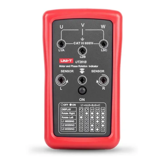 Secuencímetro Detector De Fase Y Rotación Motor Uni-t Ut261b