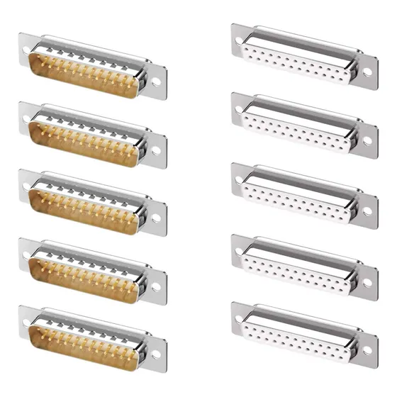 Conector D-sub Serial Copa Soldadura Junta Chapada Oro