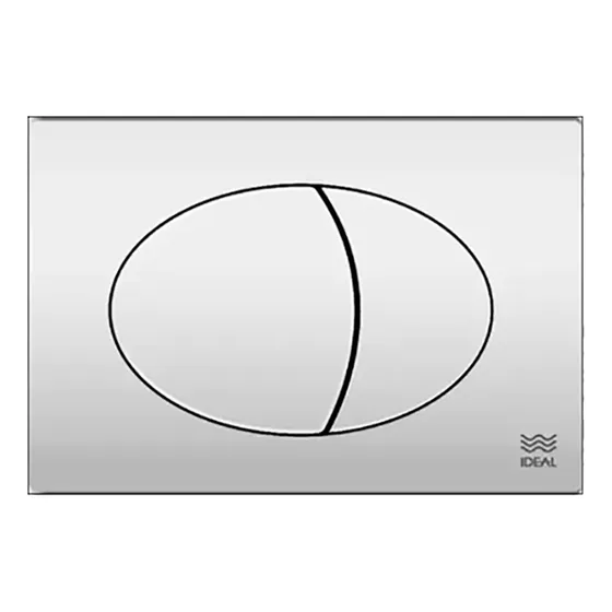 Tapa Tecla Descarga Doble Dual Armonía Blanca Suma 2 Ideal
