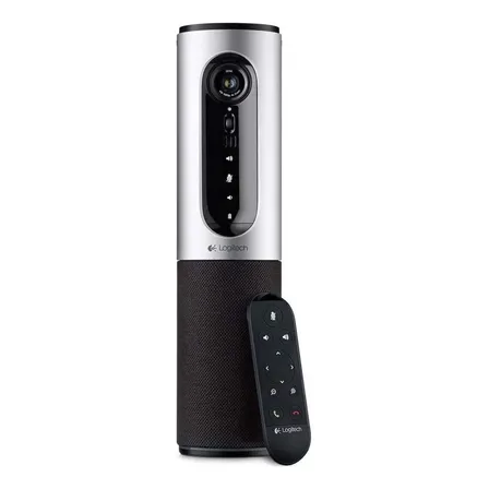 Logitech ConferenceCam Connect Full HD portátil com viva-voz 1080p Prata
