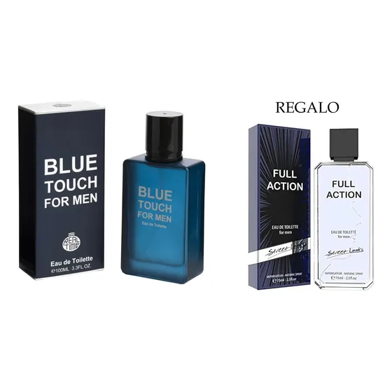 Perfume Real Time Blue Touch For Men Edt 100ml + Regalo