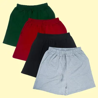 Kit 4 Shorts Leve Alta TendĂȘncia Modela Corpo Fitness Kit 4 Shorts Leve Alta TendĂȘncia Modela Corpo Fitness