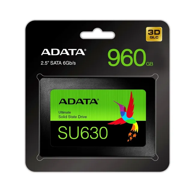 Disco SSD Sólido Interno Adata Ultimate SU630 960GB Negro