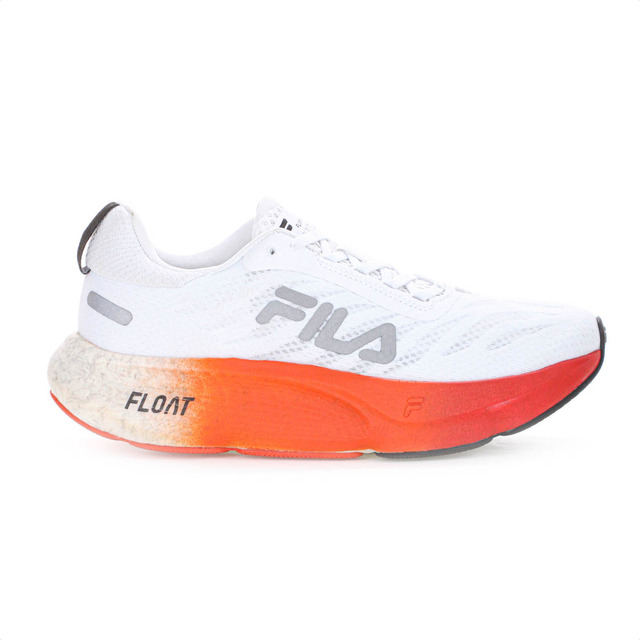 Tênis Fila Float Maxxi 2 Branco Laranja Vermelho Masculino Tênis Fila Float Maxxi 2 Branco Laranja Vermelho Masculino