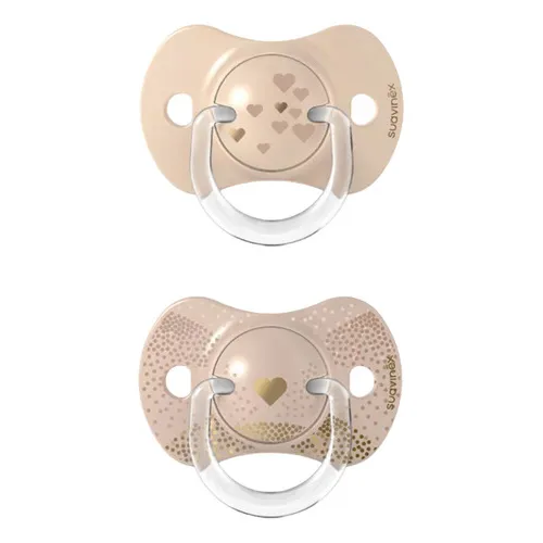 Chupones Fisiologico Sxpro 6-18m 2pzas Spread Joy Suavinex Color Dorado
